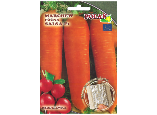 Marchew jadalna salsa rzodkiewka rowa taśma 6 m POLAN
