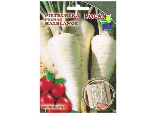Pietruszka halblange późna Rzodkiewka rowa taśma 6 m POLAN 