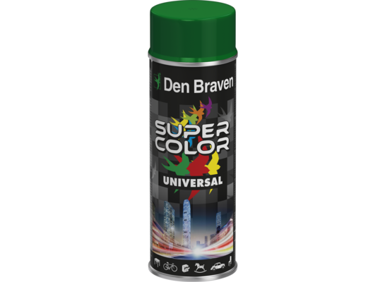 Lakier w aerozolu uniwersalny 400 ml ciemnozielony