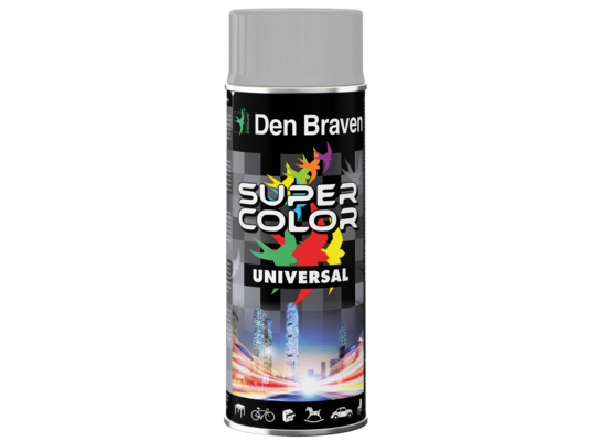 Lakier w aerozolu uniwersalny 400 ml jasnoszary
