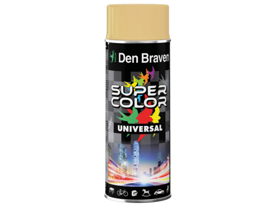 Lakier w aerozolu uniwersalny 400 ml beżowy