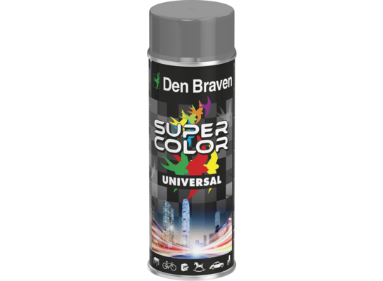 Lakier w aerozolu uniwersalny 400 ml aluminium