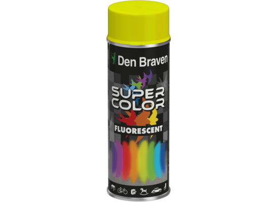 Lakier w aerozolu fluorescencyjny 400 ml żółty