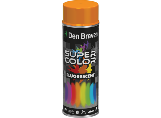 Lakier w aerozolu fluorescencyjny 400 ml pomarańczowy