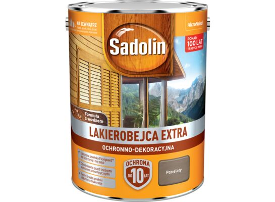 Lakierobejca Ochronno-Dekoracyjna Extra Popielaty 5 l Sadolin