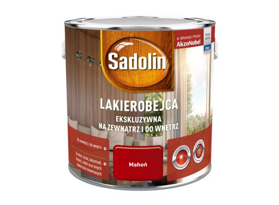 Lakierobejca Ekskluzywna Mahoń 2,5 l Sadolin