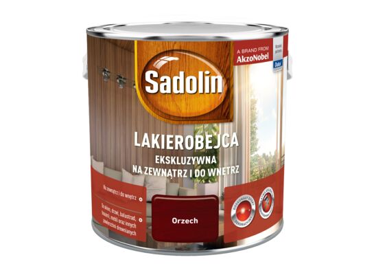Lakierobejca Ekskluzywna Orzech 2,5 l Sadolin