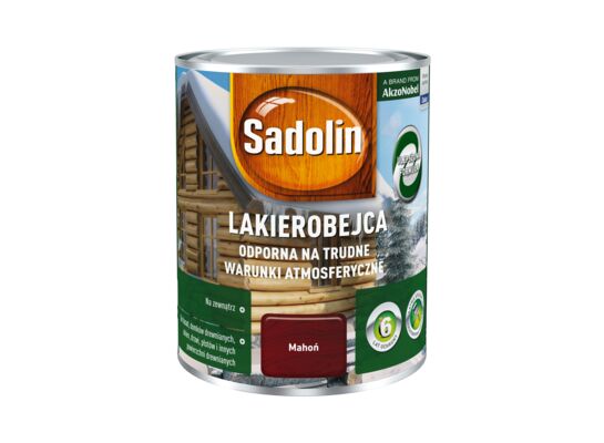 Lakierobejca Odporna na trudne warunki atmosferyczne Mahoń 0,75 l Sadolin