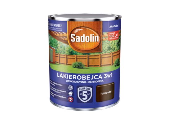 Lakierobejca Dekoracyjno-Ochronna 3w1 Palisander 0,7 l Sadolin