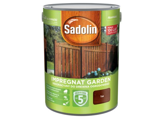 Impregnat Dekoracyjny do drewna ogrodowego Garden Tek 5 l Sadolin