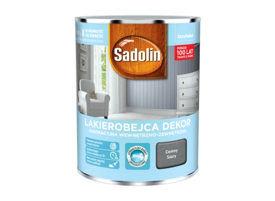 Lakierobejca Dekor Ciemny Szary 1 l Sadolin