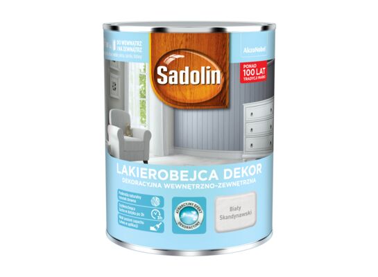 Lakierobejca Dekor Biały Skandynawski 1 l Sadolin