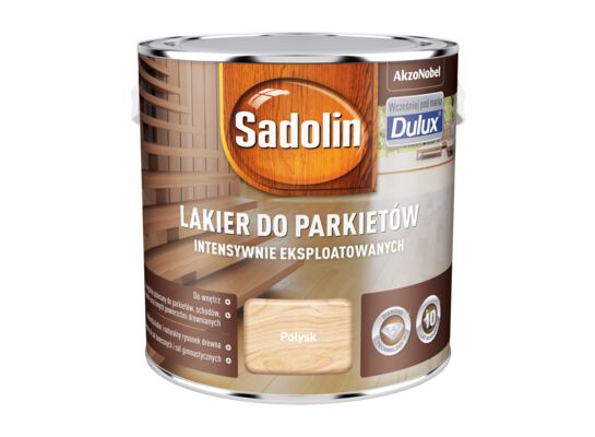Lakier do Parkietów Intensywnie Eksploatowanych Bezbarwny 2,5 l Sadolin