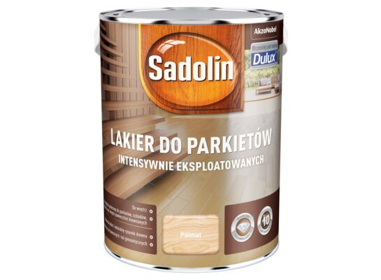 Lakier do Parkietów Intensywnie Eksploatowanych Bezbarwny 5 l Sadolin