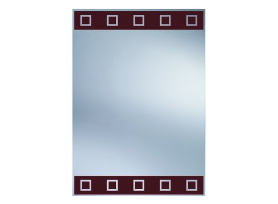 Lustro N6 brązowe 35 x 50 cm Dubiel Vitrum