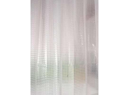 Zasłona prysznicowa 3D transparentna okienko 20 x 20 mm 180 x 200 cm