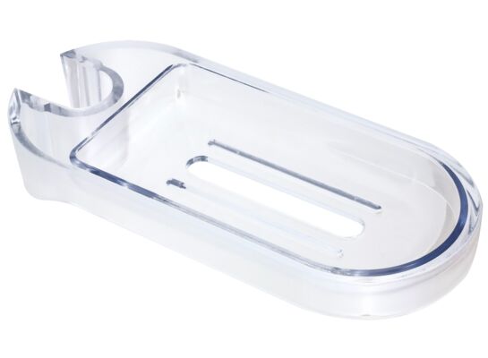 Mydelniczka na drążek prysznicowy transparentna