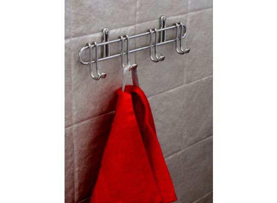 Wieszak poczwórny chrom