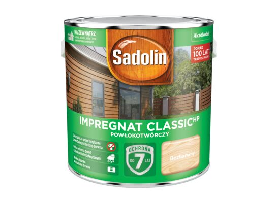 Impregnat Powłokotwórczy ClassicHP Bezbarwny 2,5 l Sadolin