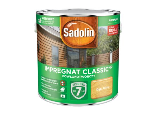 Impregnat Powłokotwórczy ClassicHP Dąb Jasny 2,5 l Sadolin