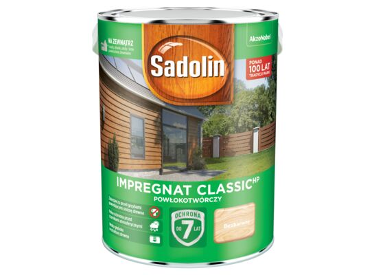 Impregnat Powłokotwórczy ClassicHP Bezbarwny 5 l Sadolin