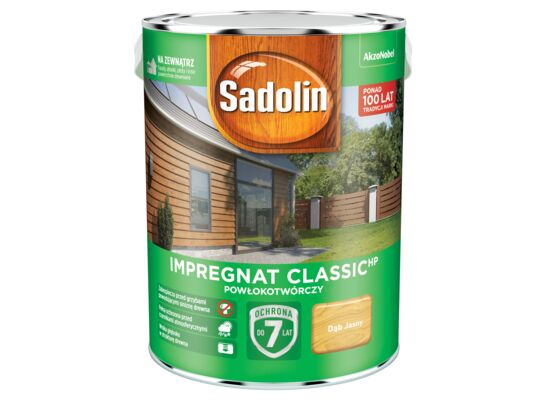 Impregnat Powłokotwórczy ClassicHP Dąb Jasny 5 l Sadolin