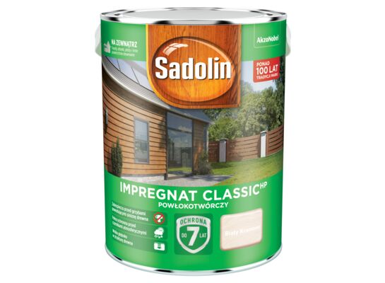 Impregnat Powłokotwórczy ClassicHP Biały Kremowy 5 l Sadolin