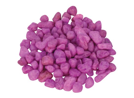 Żwirek akwariowy marmurkowy fioletowy 1,5 cm 0,5 kg happet