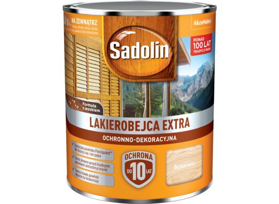 Lakierobejca Ochronno-Dekoracyjna Extra Bezbarwny 0,75 l Sadolin
