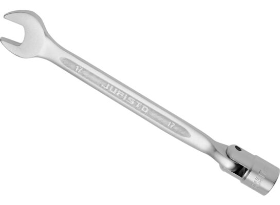 Klucz płasko-nasadowy przegubowy 17 mm Jufisto