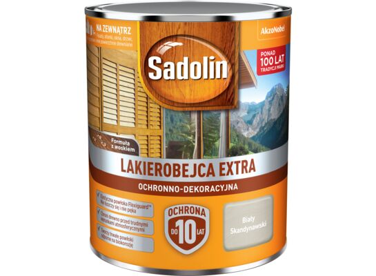 Lakierobejca Ochronno-Dekoracyjna Extra Biały Skandynawski 0,75 l Sadolin