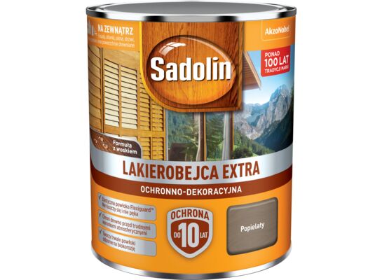 Lakierobejca Ochronno-Dekoracyjna Extra Popielaty 0,75 l Sadolin