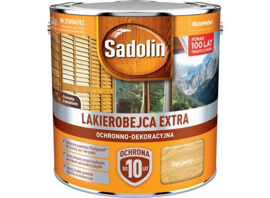 Lakierobejca Ochronno-Dekoracyjna Extra Dąb Jasny 2,5 l Sadolin