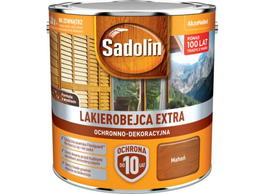 Lakierobejca Ochronno-Dekoracyjna Extra Mahoń 2,5 l Sadolin