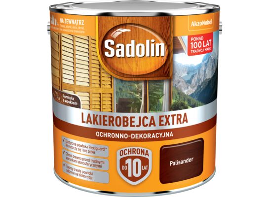 Lakierobejca Ochronno-Dekoracyjna Extra Palisander 2,5 l Sadolin