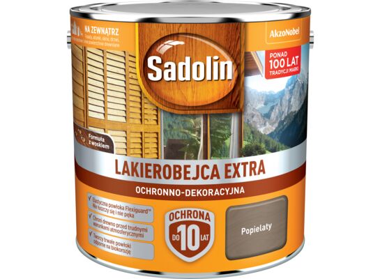 Lakierobejca Ochronno-Dekoracyjna Extra Popielaty 2,5 l Sadolin