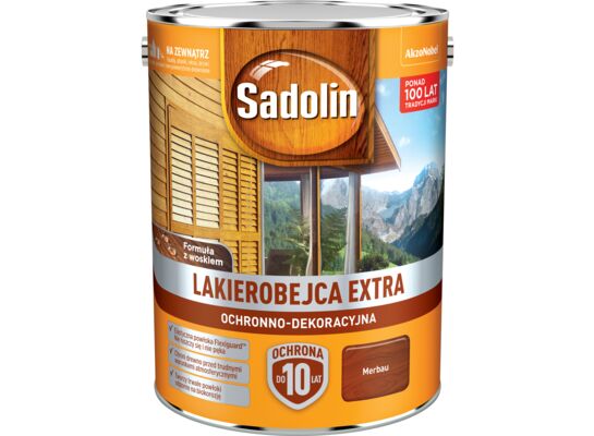 Lakierobejca Ochronno-Dekoracyjna Extra Merbau 5 l Sadolin