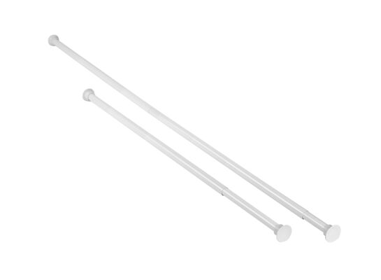 Drążek do zasłon rozporowy 75 - 125 cm biały