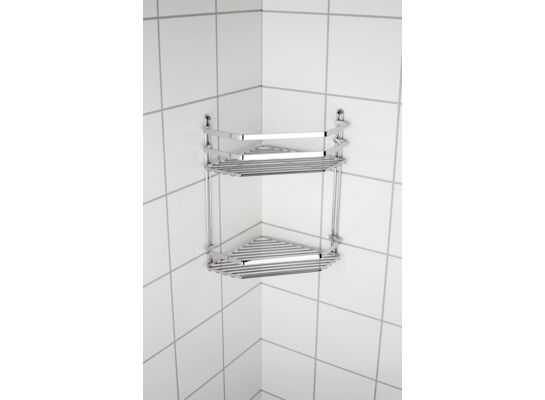 Półka SATINA narożna II chrom