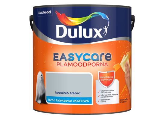 Farba lateksowa EasyCare Plamoodporna Kopalnia Srebra 2,5 l Dulux