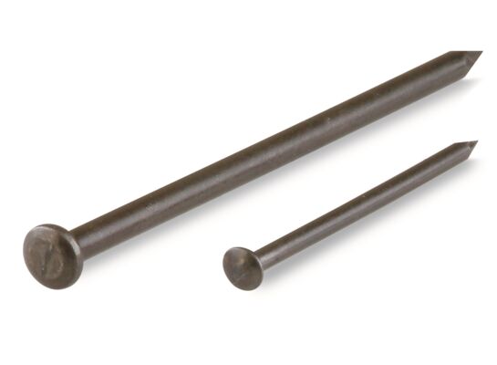 Gwóźdź 30 - 50 mm łeb soczewkowy stalowy niebieskawy Suki