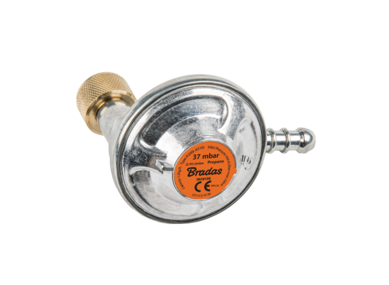 Reduktor kątowy na butle turystyczne 37mbar 1,5 kg/h