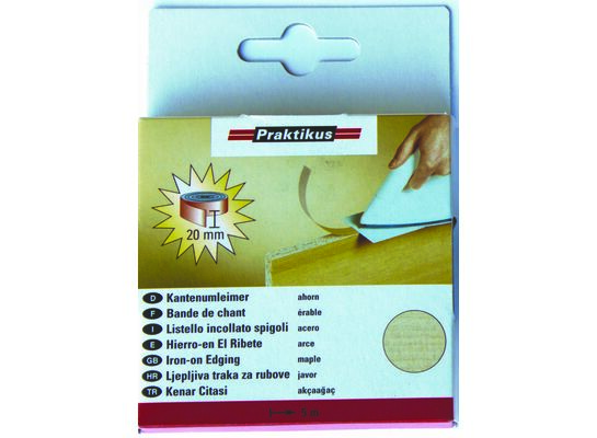 Okleina do krawędzi z klejem klon jasny 5 m x 20 mm