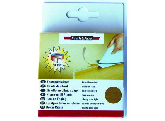 Okleina do krawędzi z klejem wiśnia jasna 5 m x 20 mm