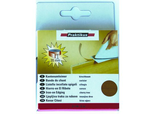 Okleina do krawędzi z klejem wiśnia 5 m x 20 mm