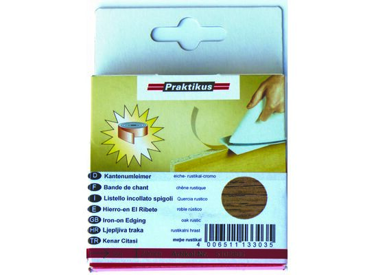 Okleina do krawędzi z klejem dąb rustykalny 5 m x 20 mm (10 sztuk)