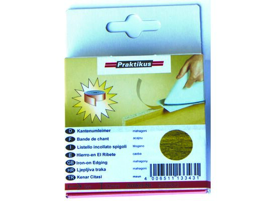 Okleina do krawędzi z klejem mahoń 5 m x 20 mm