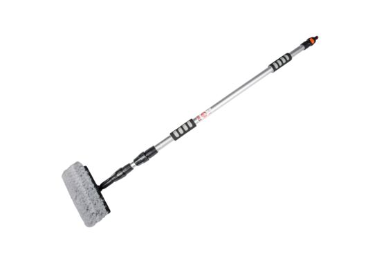 Szczotka samochodowa teleskop, krótki zawór 10", długość 130 - 250 cm