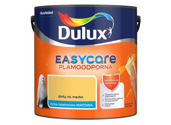 Farba lateksowa EasyCare Plamoodporna Złoty Na Medal 2,5 l Dulux