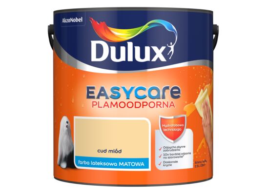 Farba lateksowa EasyCare Plamoodporna Cud Miód 2,5 l Dulux